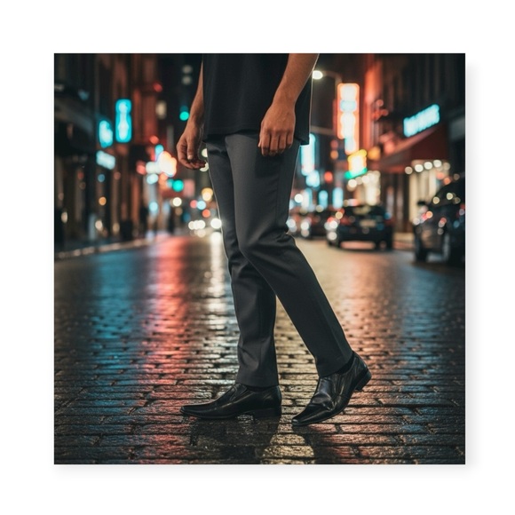 Stacy Adams Other - Stacy Adams  Square Toe Dress Shoe Booties  Black Leather Shooties  13D 